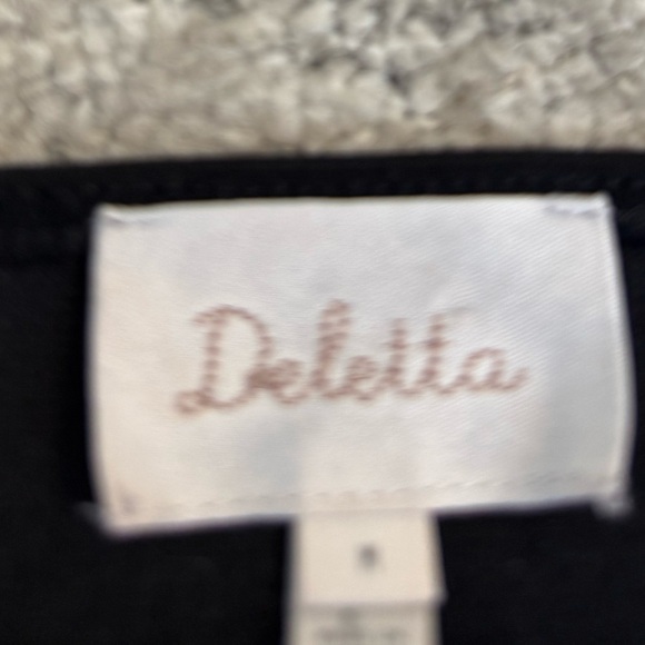 Deletta (Anthropologie) M Brown and Multicolor Pleated Tank Top GUC - Picture 10 of 13